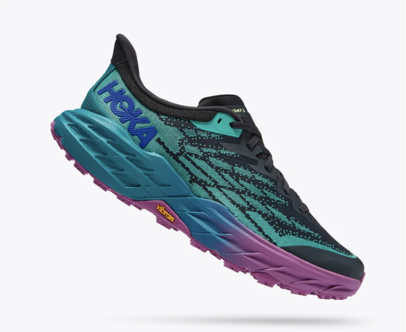 Hoka Speedgoat 5 Blue Graphite/Kayaking Trail Running Shoes-5